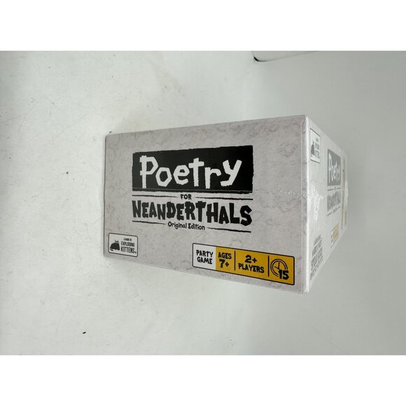 Poetry For Neanderthals Party Game Original Edition Ages 7+ Family Fun 2+ Player - Picture 2 of 6